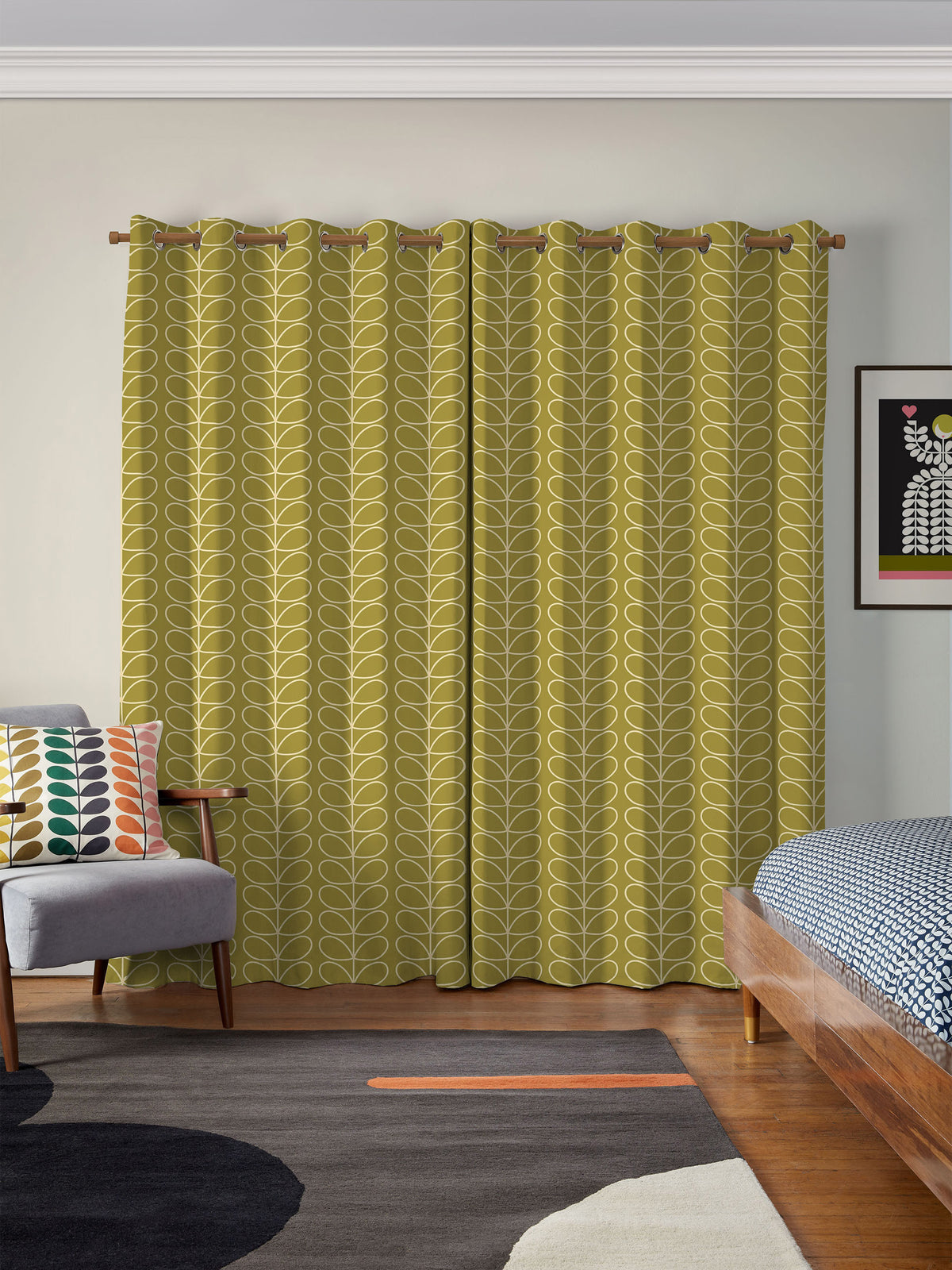 Seagrass Jumbo Linear Stem Made to Measure Curtain