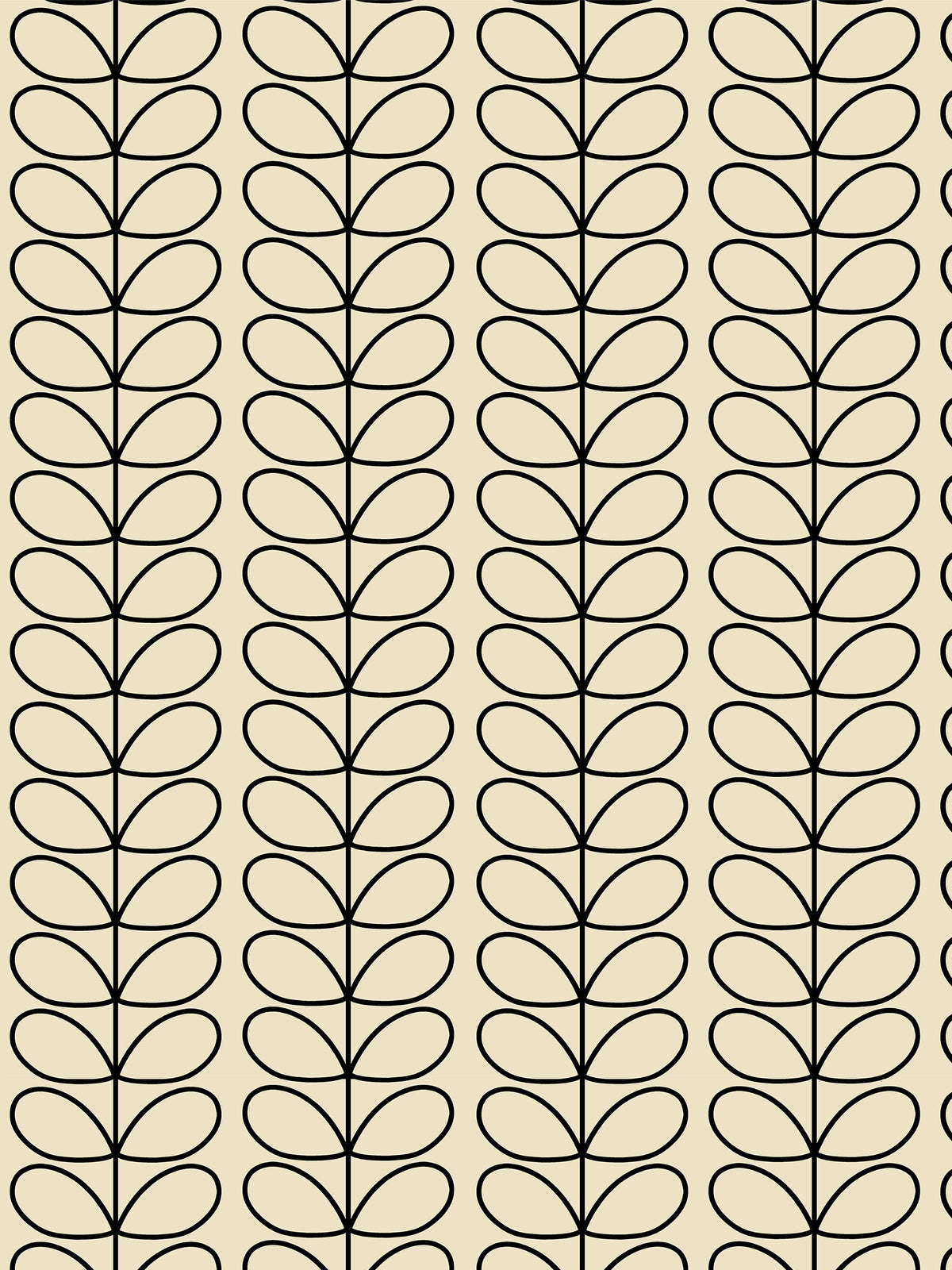 Linear Stem Black Made to Measure Curtain