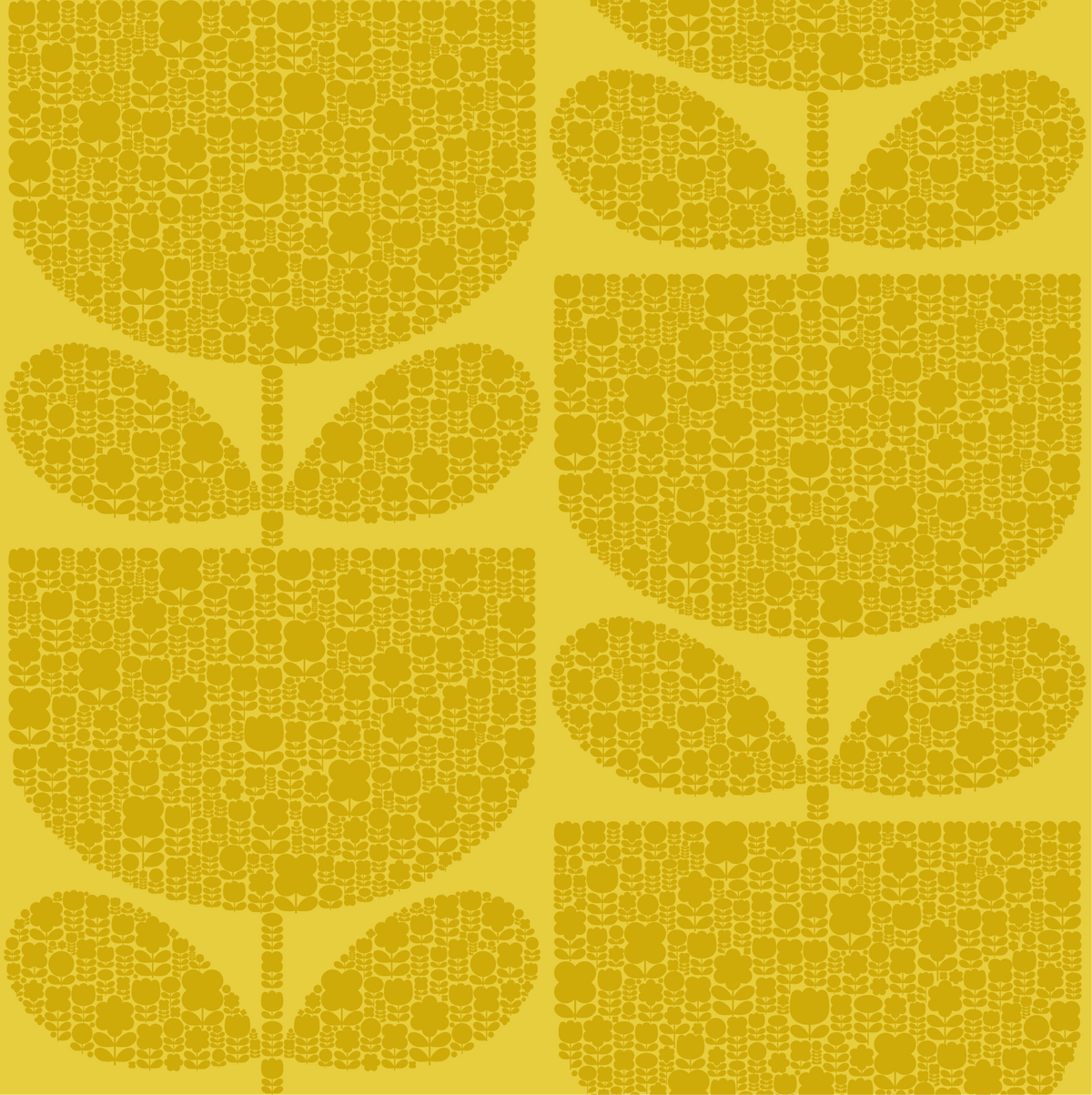Block Garden Wallpaper Sample
