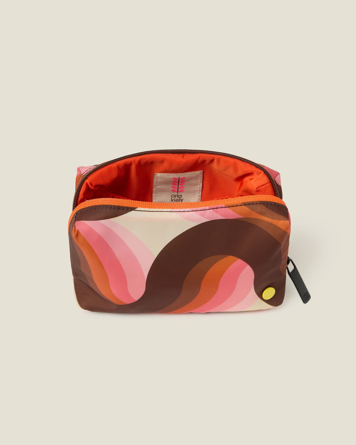 Beta Medium Pouch - Rolling Waves Rose
