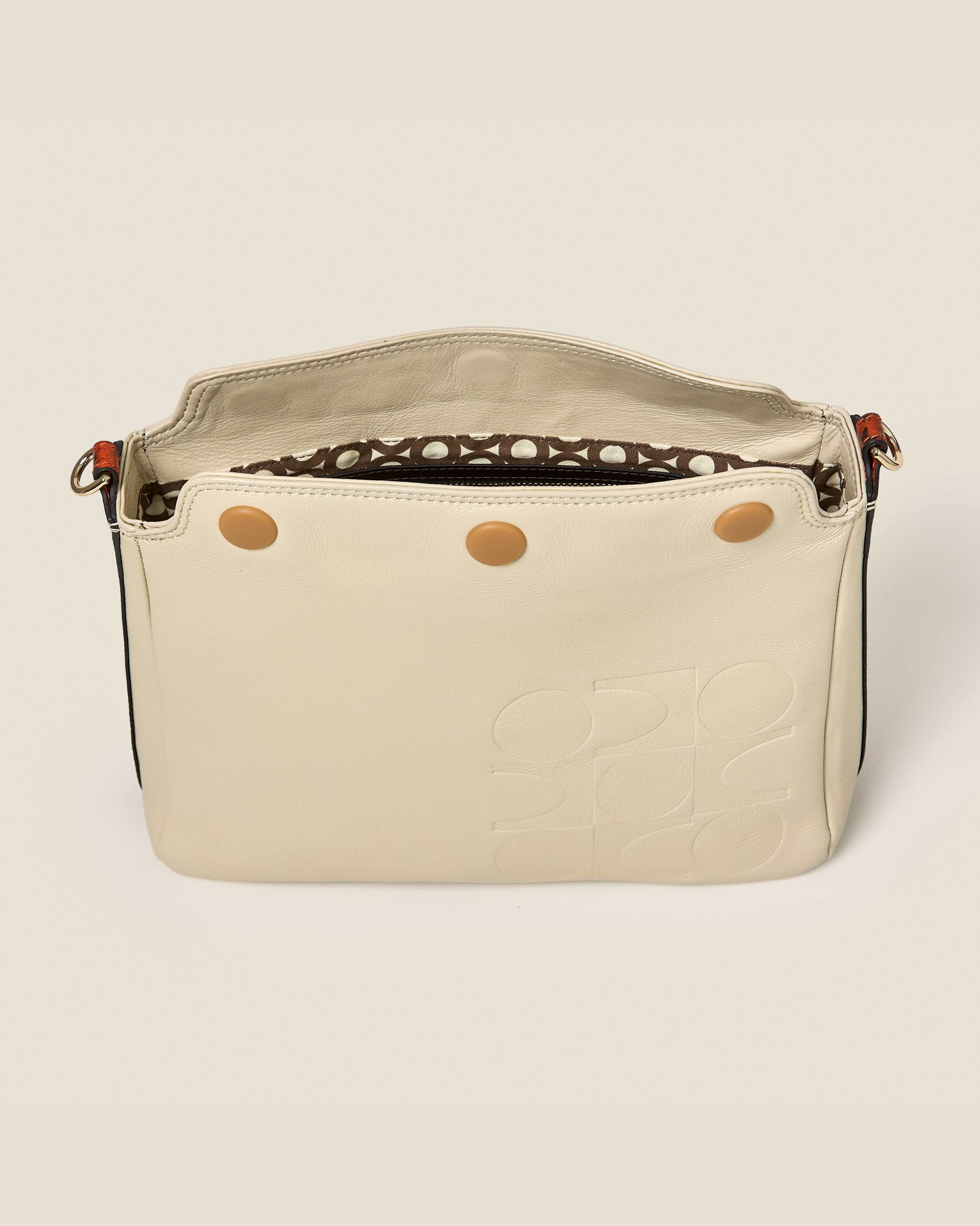 Small Softie Leather Shoulder Bag - White Creme