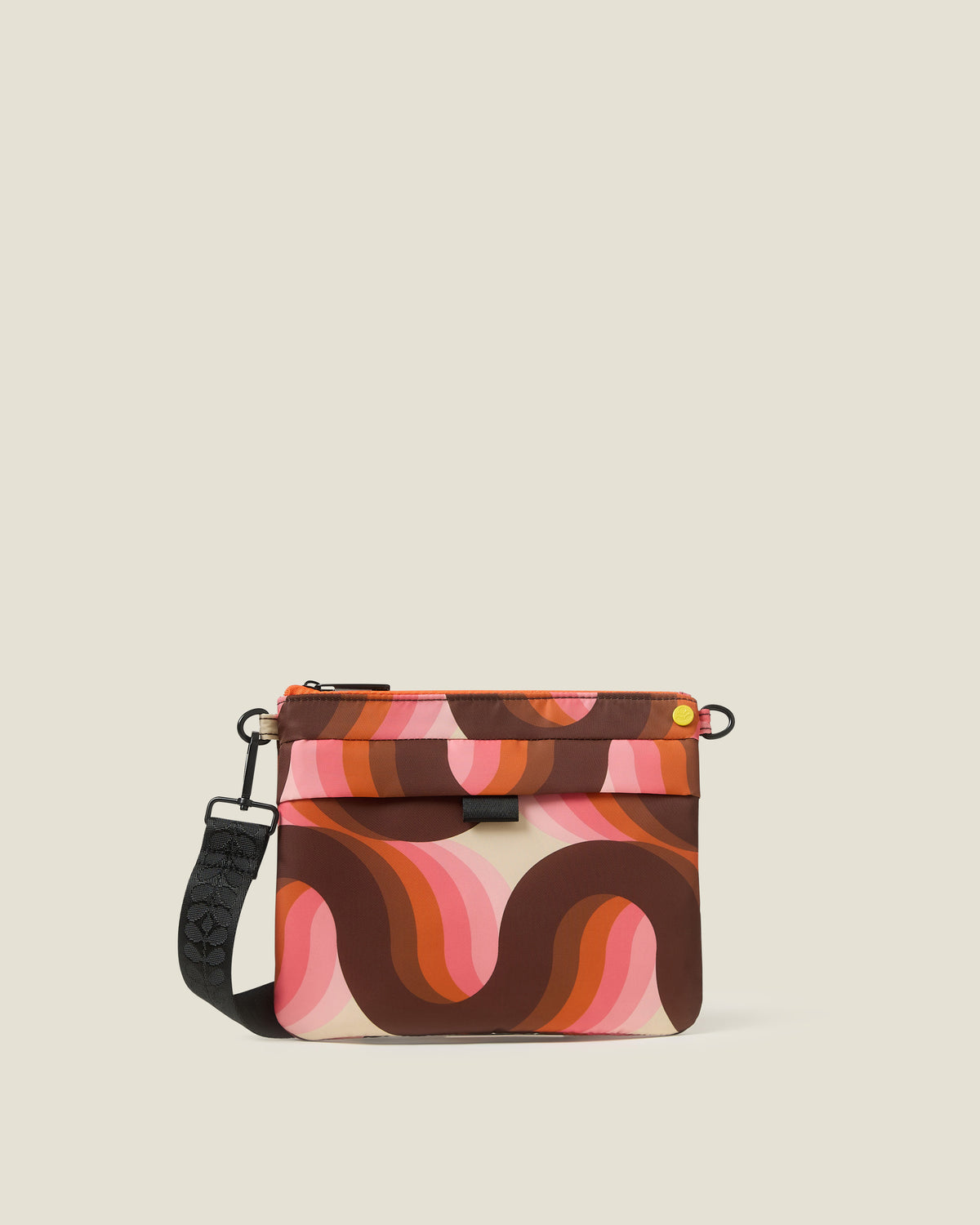 Quadrant Crossbody - Rolling Waves Rose