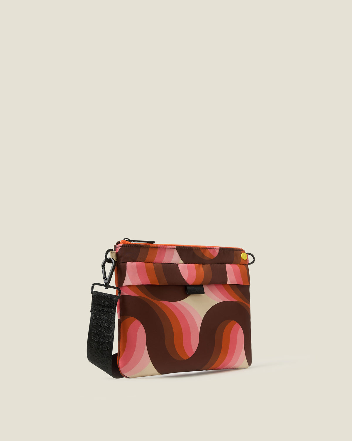 Quadrant Crossbody - Rolling Waves Rose