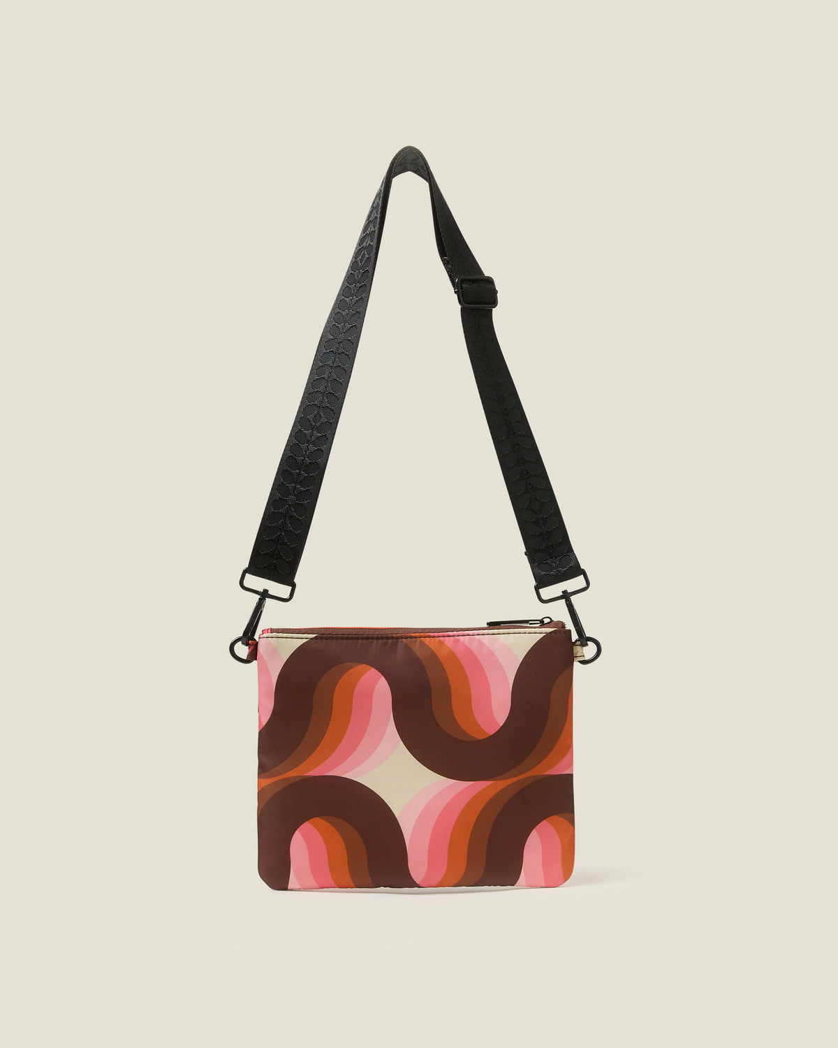Quadrant Crossbody - Rolling Waves Rose