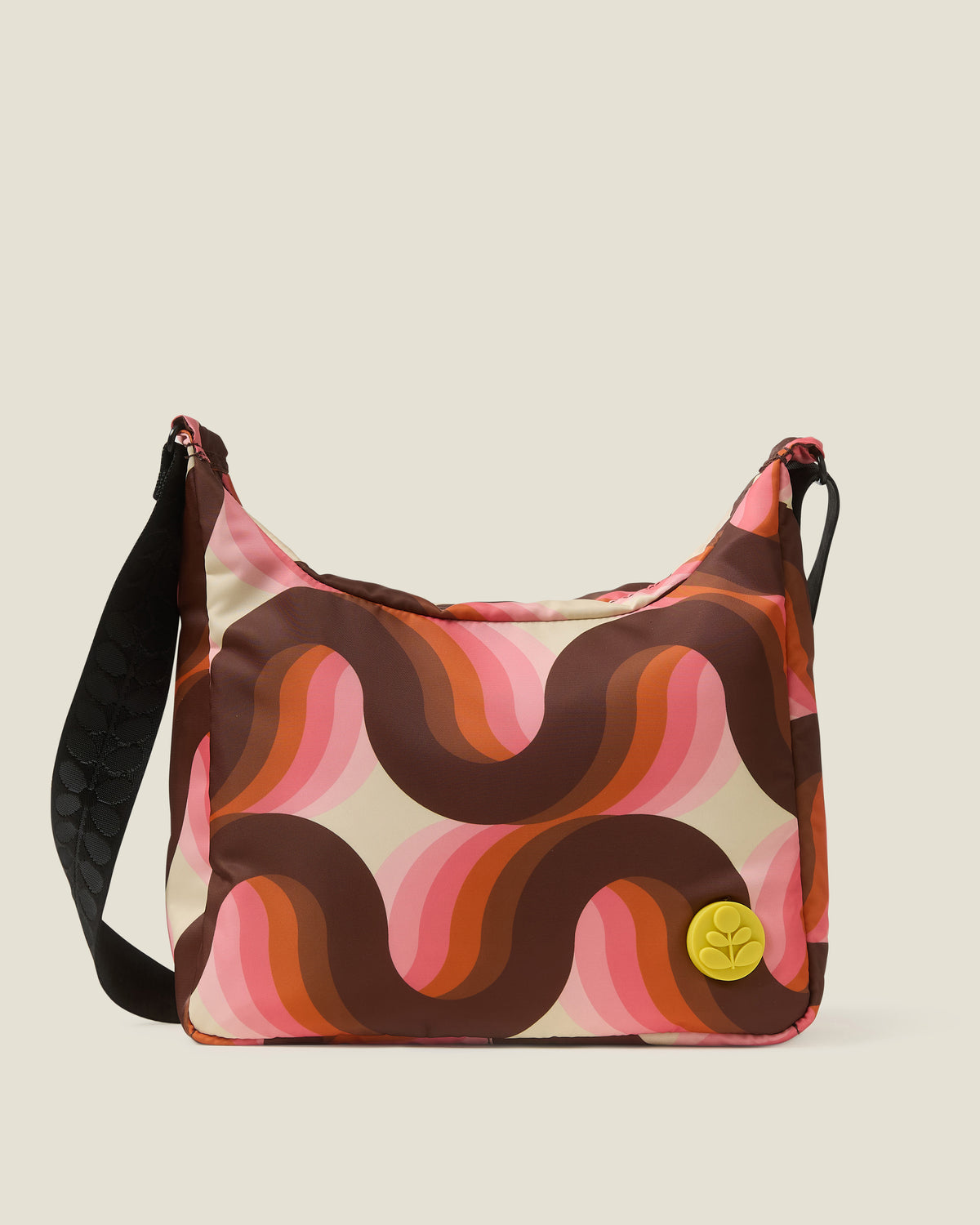 Area Hobo Crossbody - Rolling Waves Rose