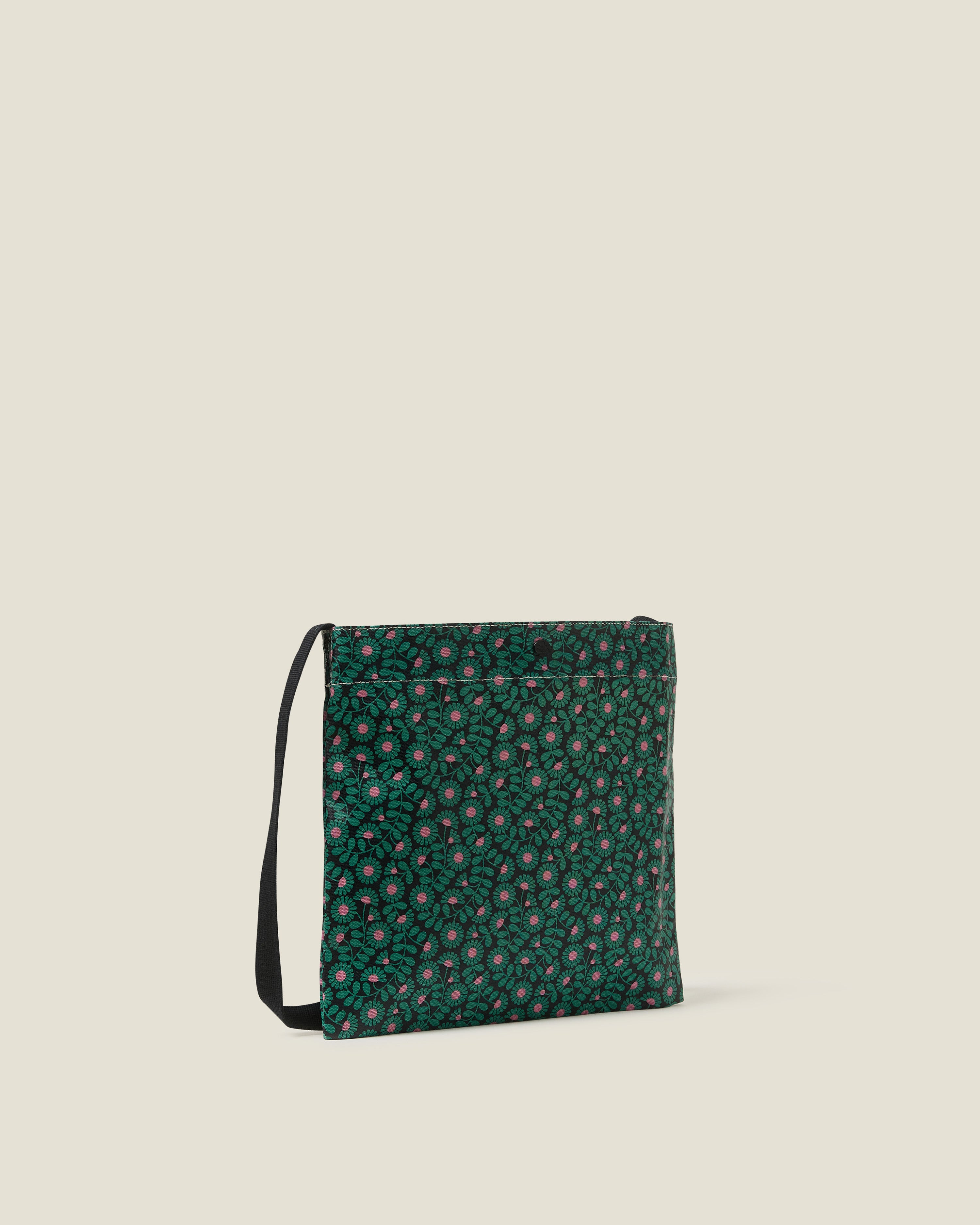 On A Roll Crossbody - Cosmea Emerald