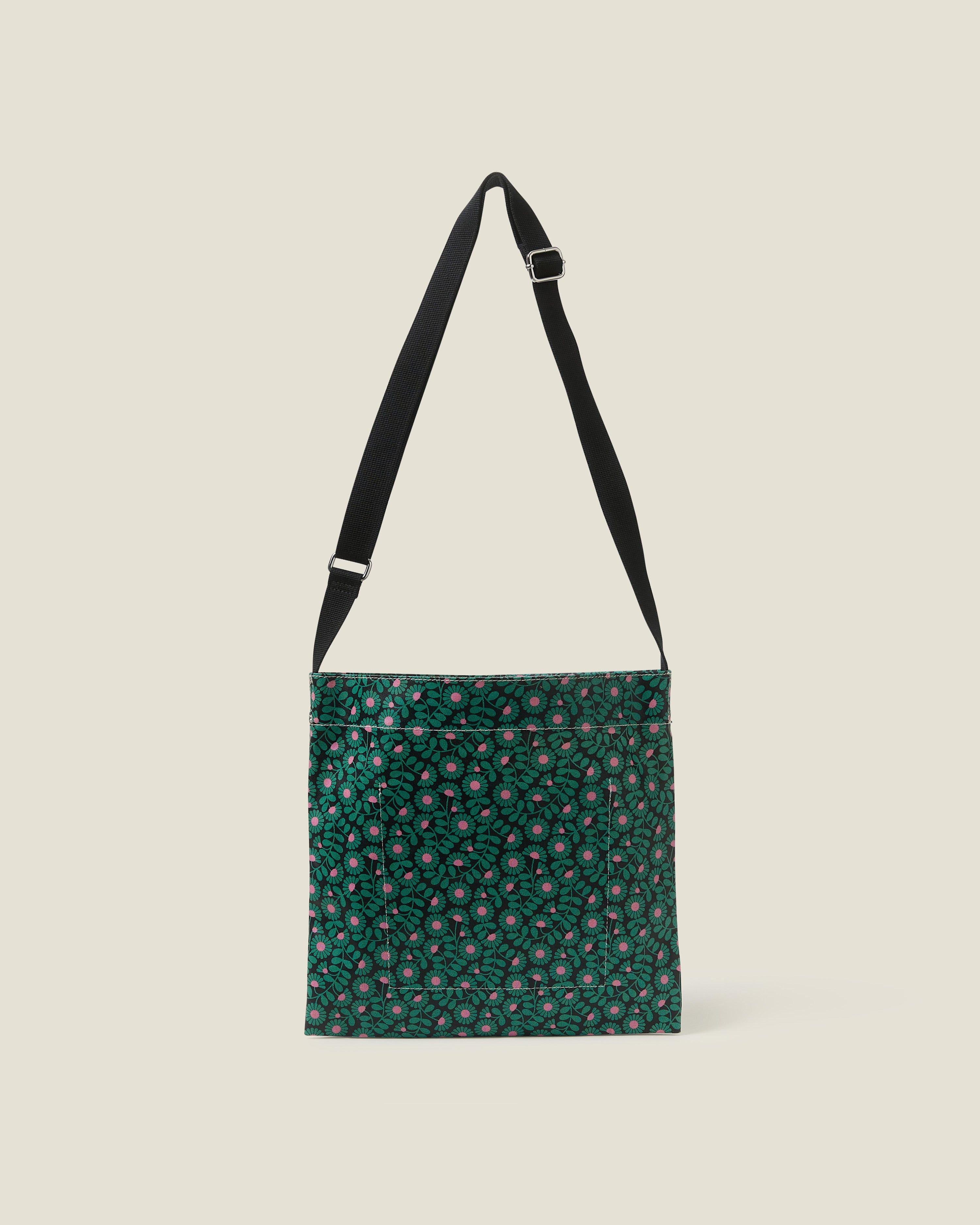 On A Roll Crossbody - Cosmea Emerald
