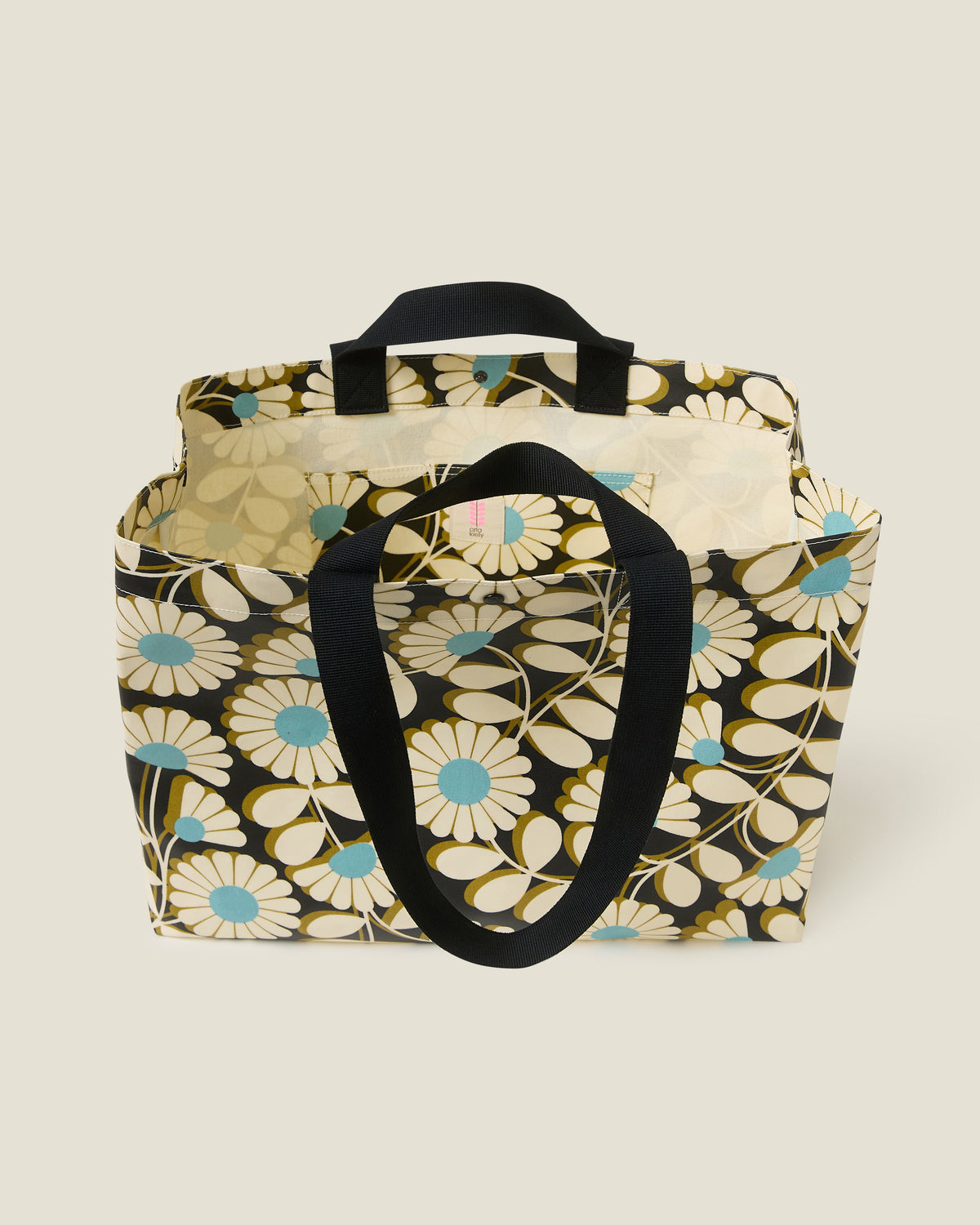 Roll Out Large Tote - Kimono Cornflower