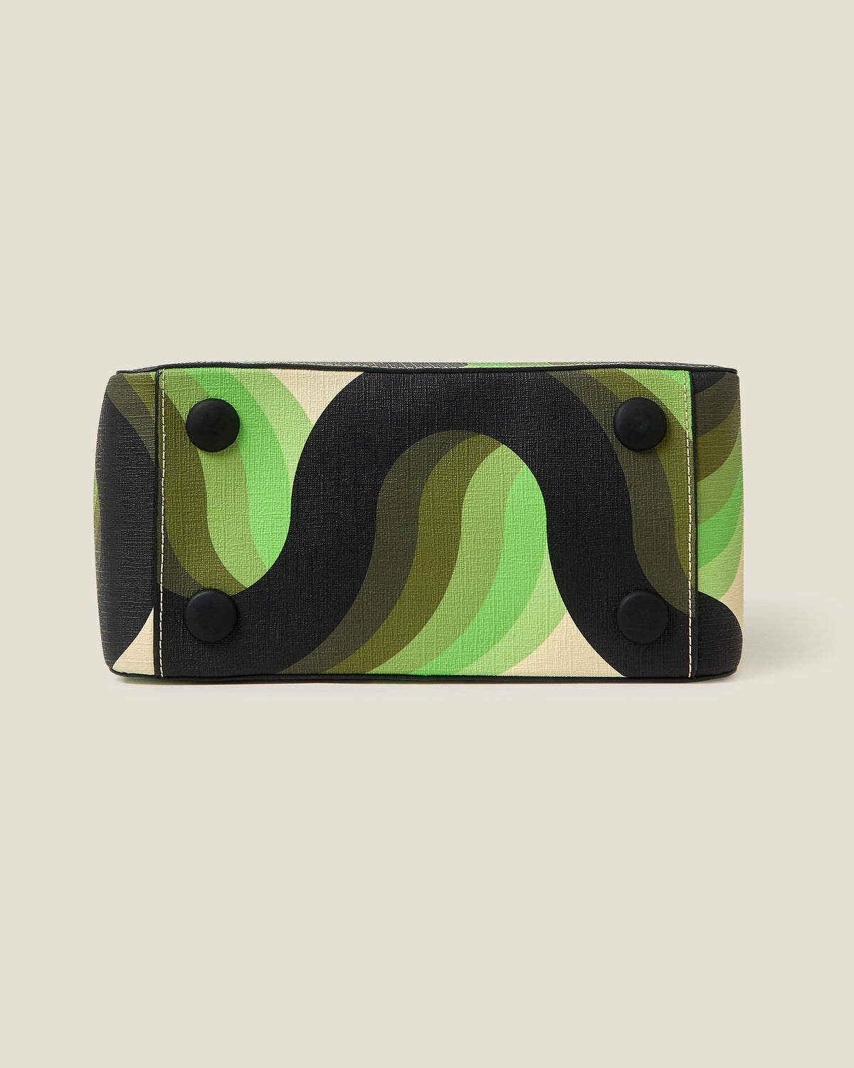Medium Block Handbag - Rolling Waves Electra