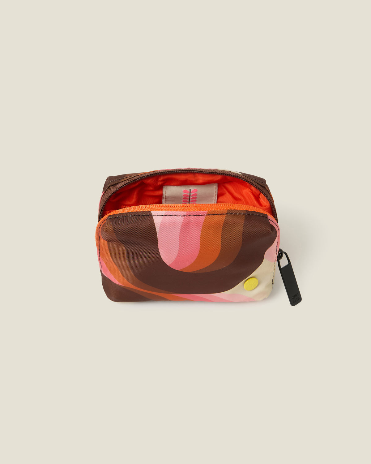 Beta Small Pouch - Rolling Waves Rose