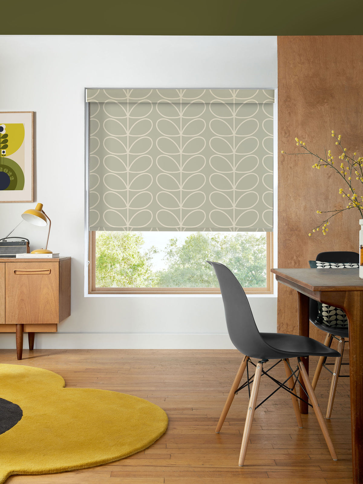 Pebble Jumbo Linear Stem Made to Measure Roman Blind