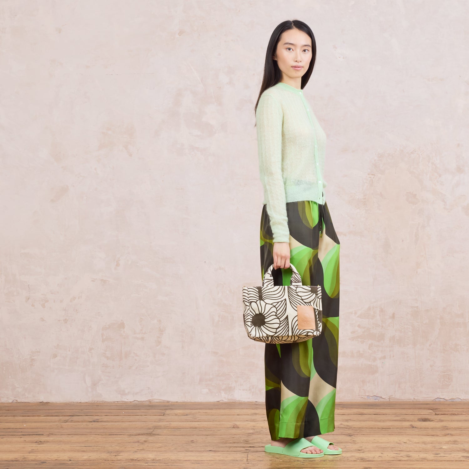 Odette Cotton Canvas Crossbody - Moonflower Desert