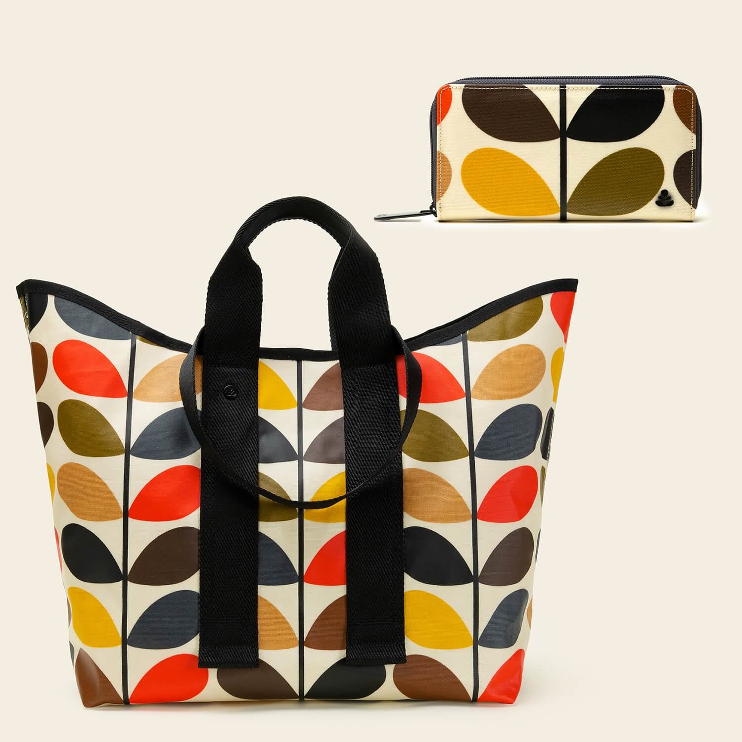 Carryall Basic Large Tote & Forget Me Not Wallet Bundle Classic Stem