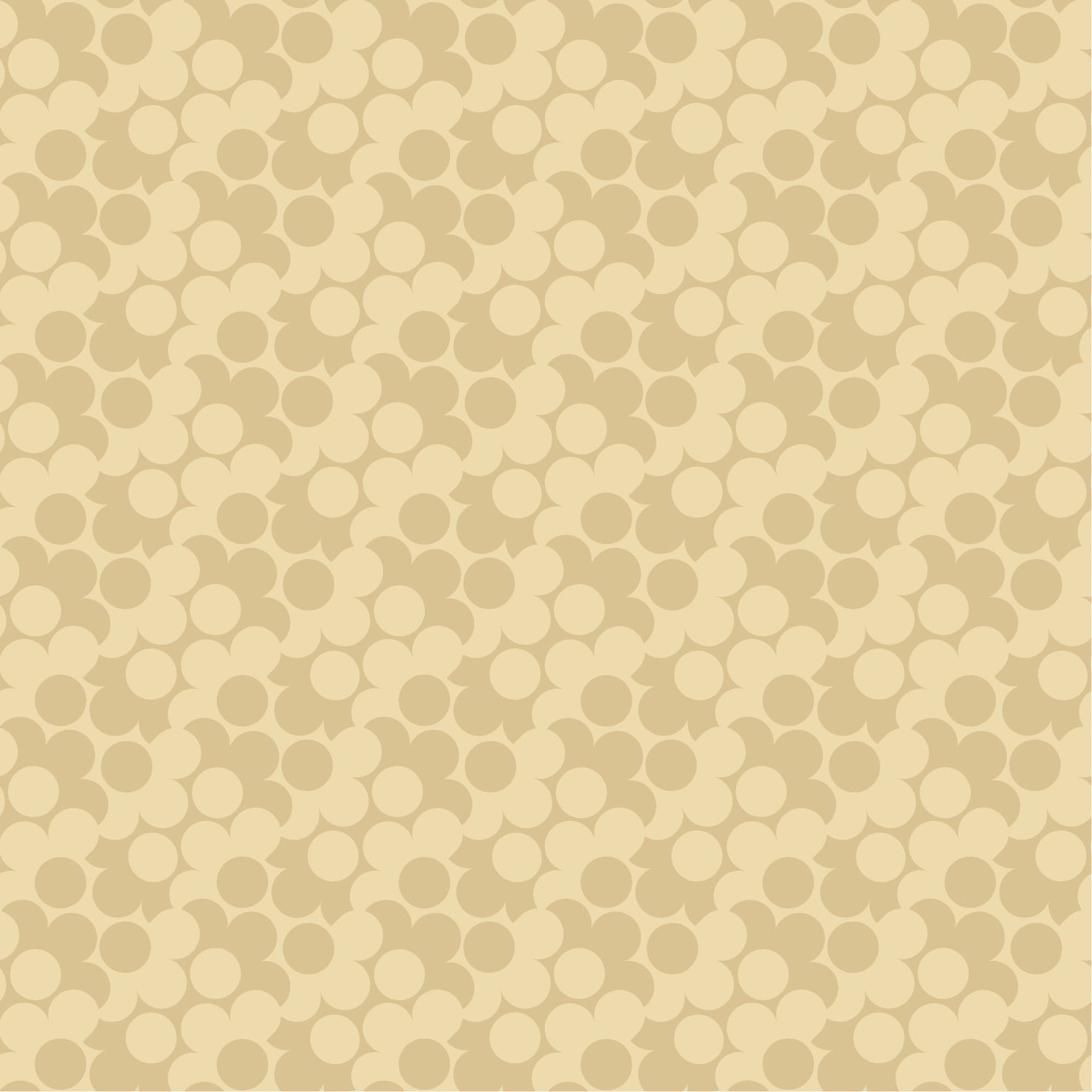 Puzzle Flower Neutral Wallpaper