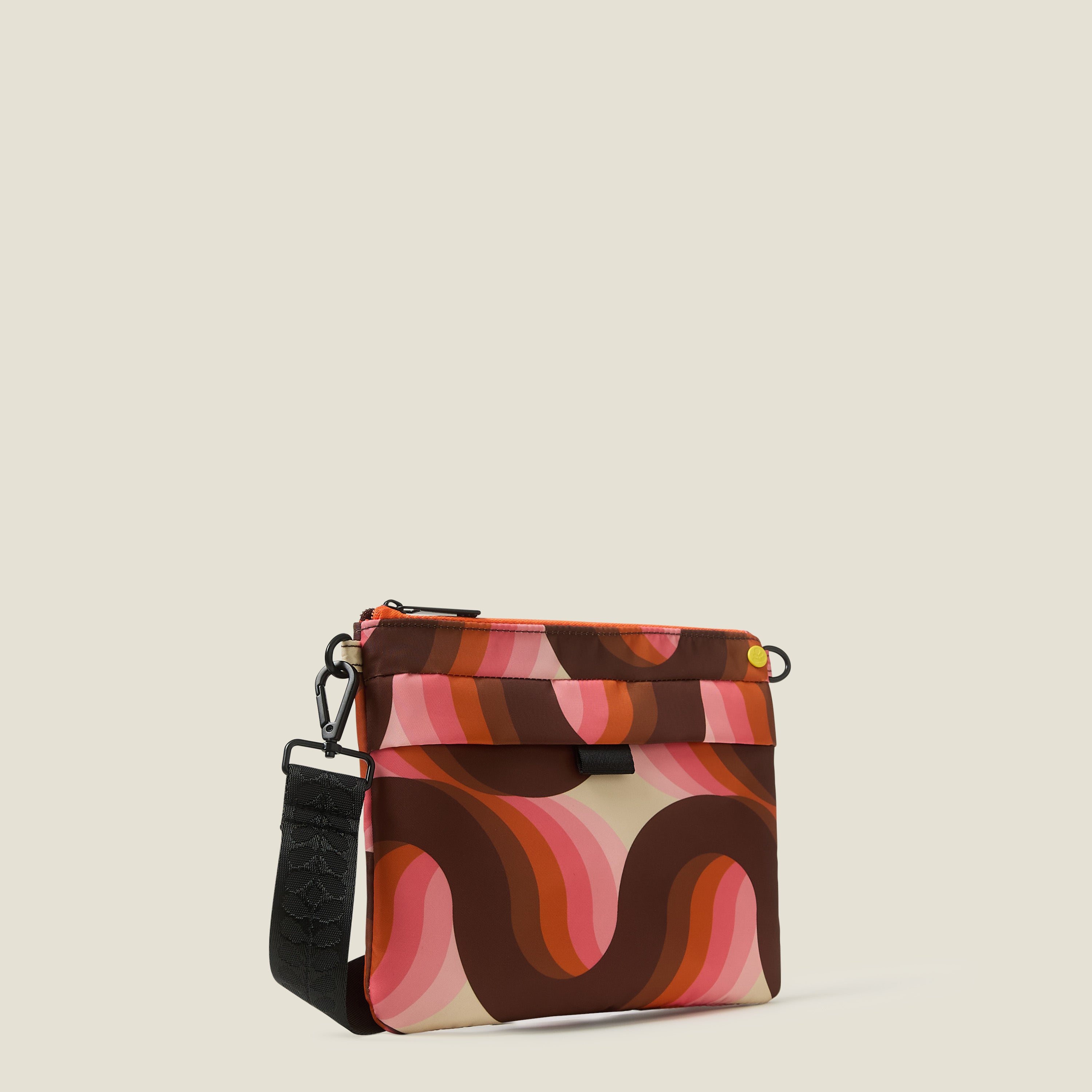 Quadrant Crossbody - Rolling Waves Rose