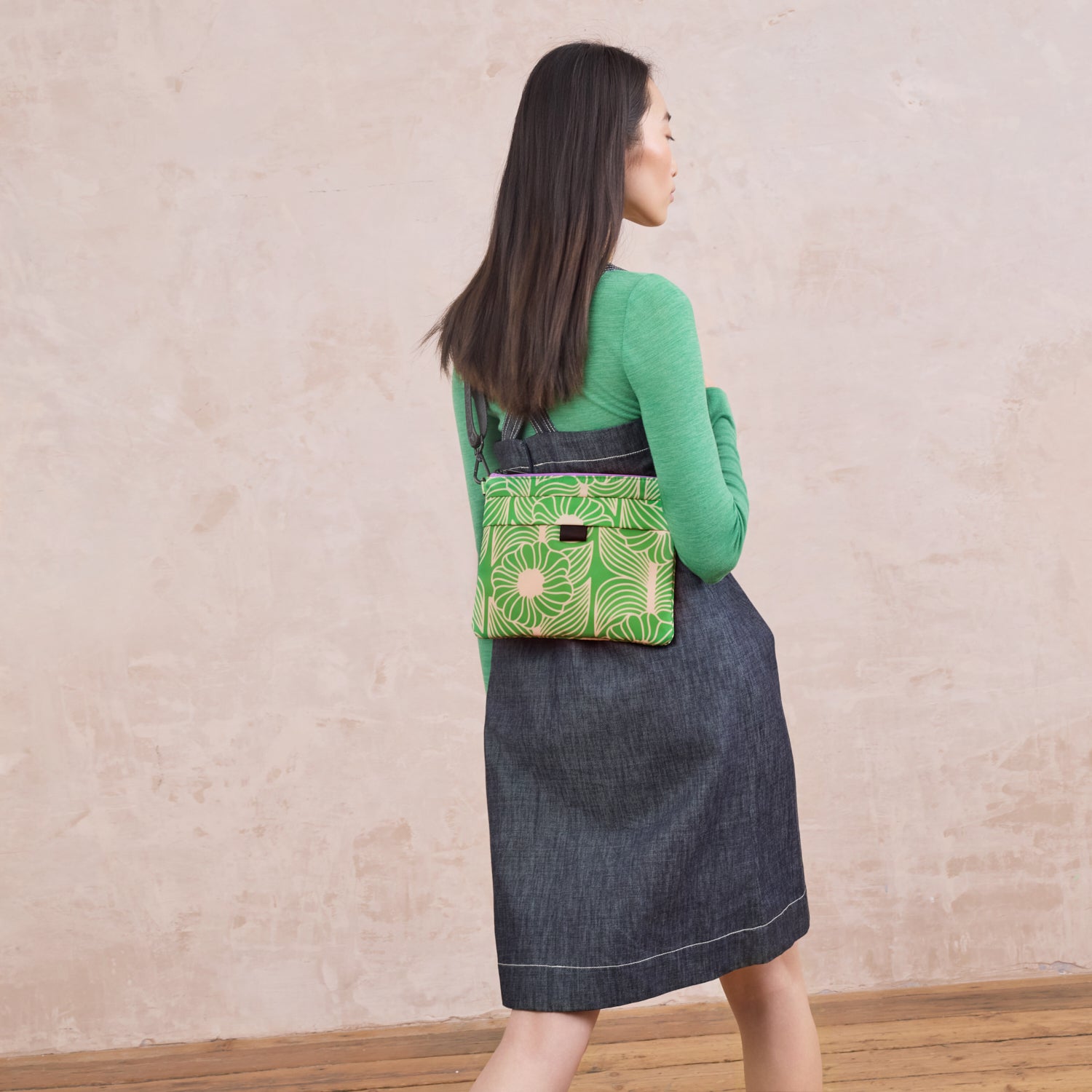 Quadrant Crossbody - Moonflower Spring Green