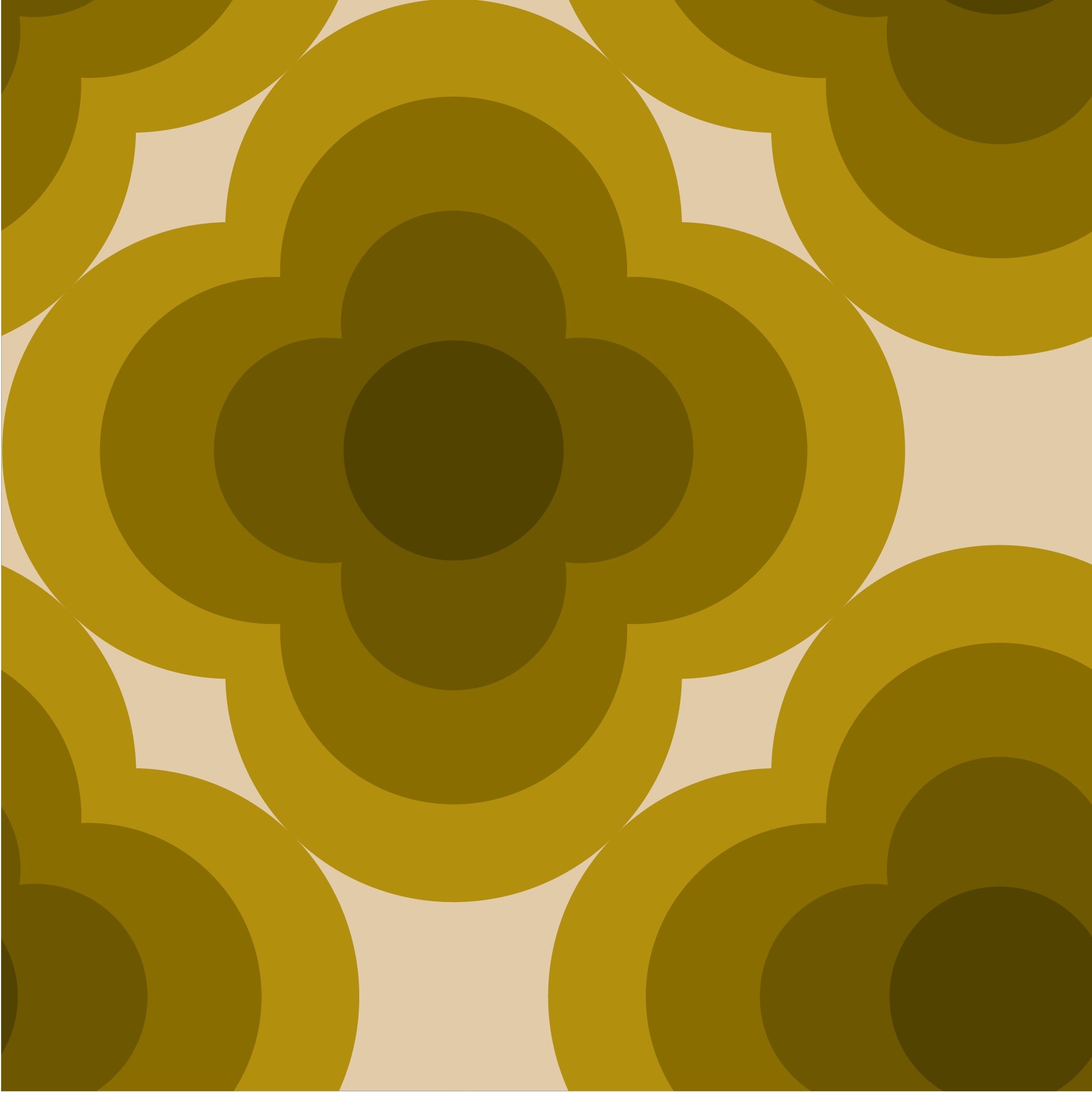 Radial Flower Kelp Wallpaper Sample