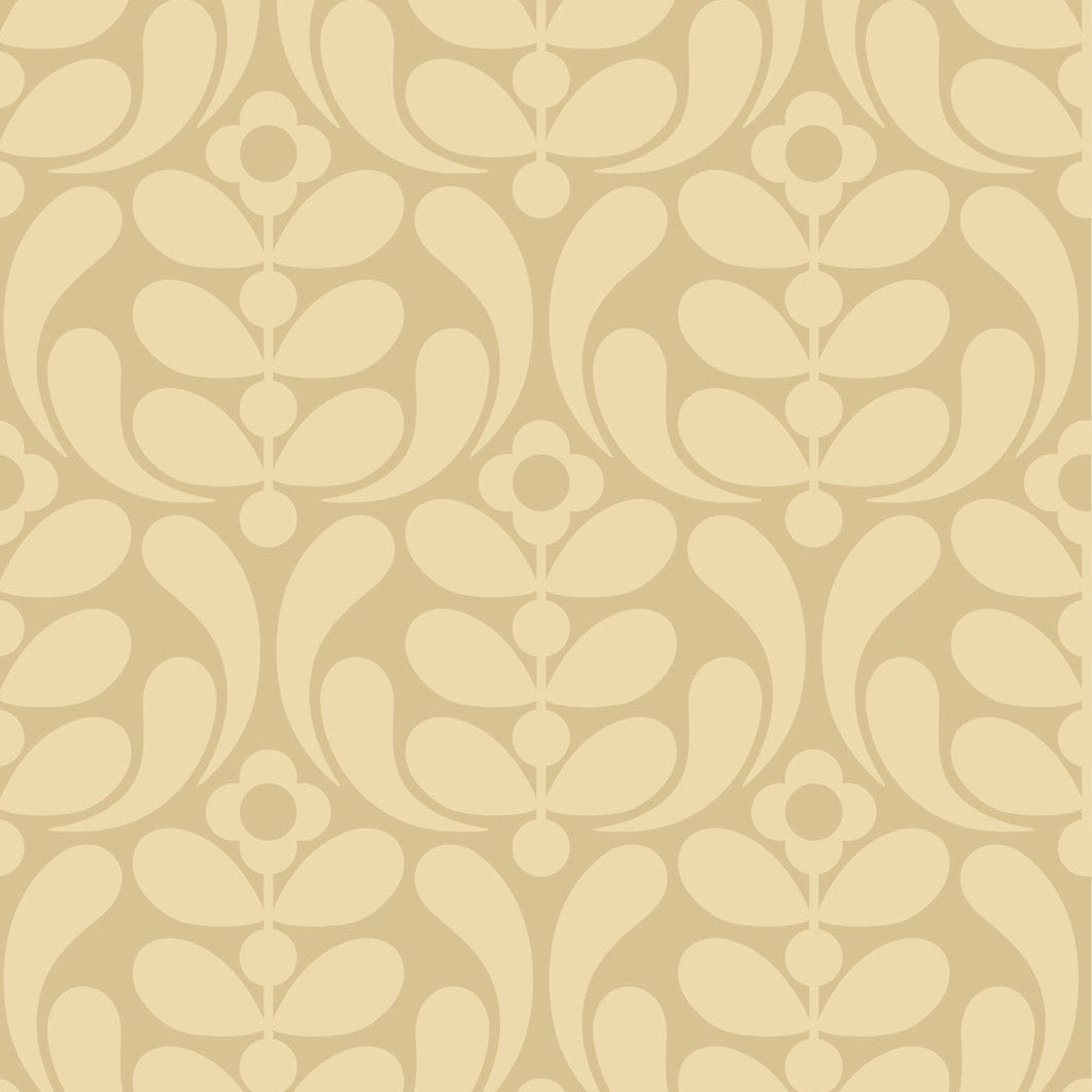 Stem Nouveau Cappuccino Wallpaper