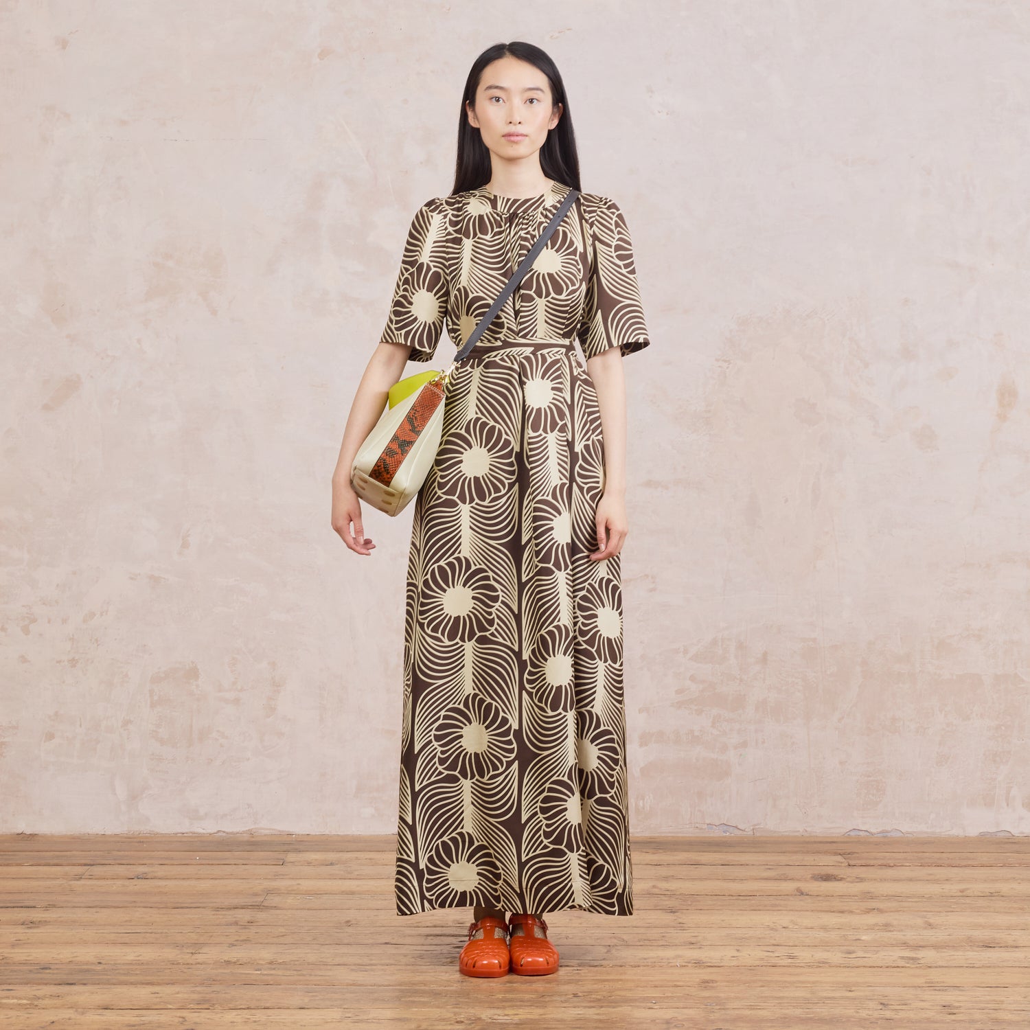 Small Softie Leather Shoulder Bag - White Crème