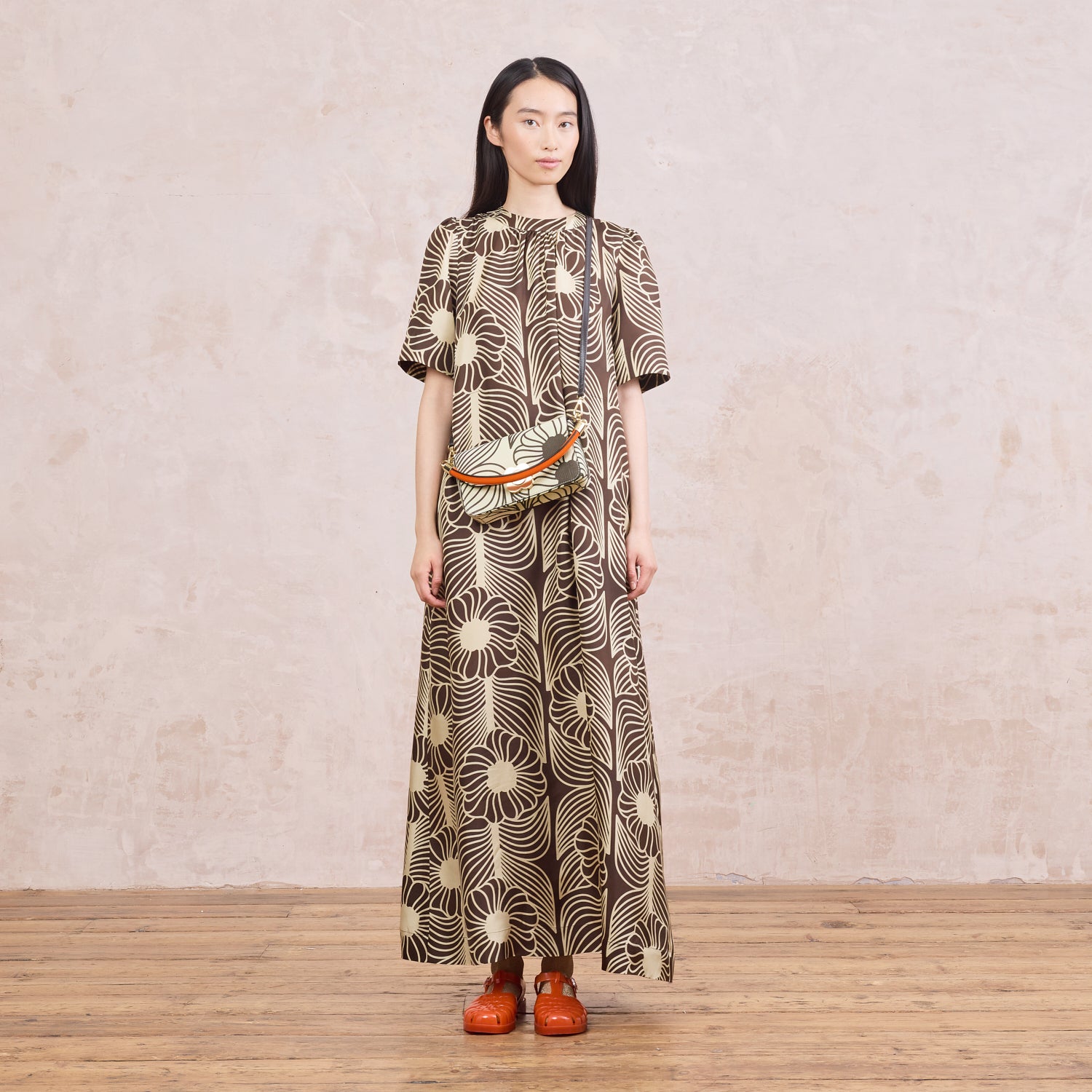 Small Vera Crossbody Bag - Moonflower Desert