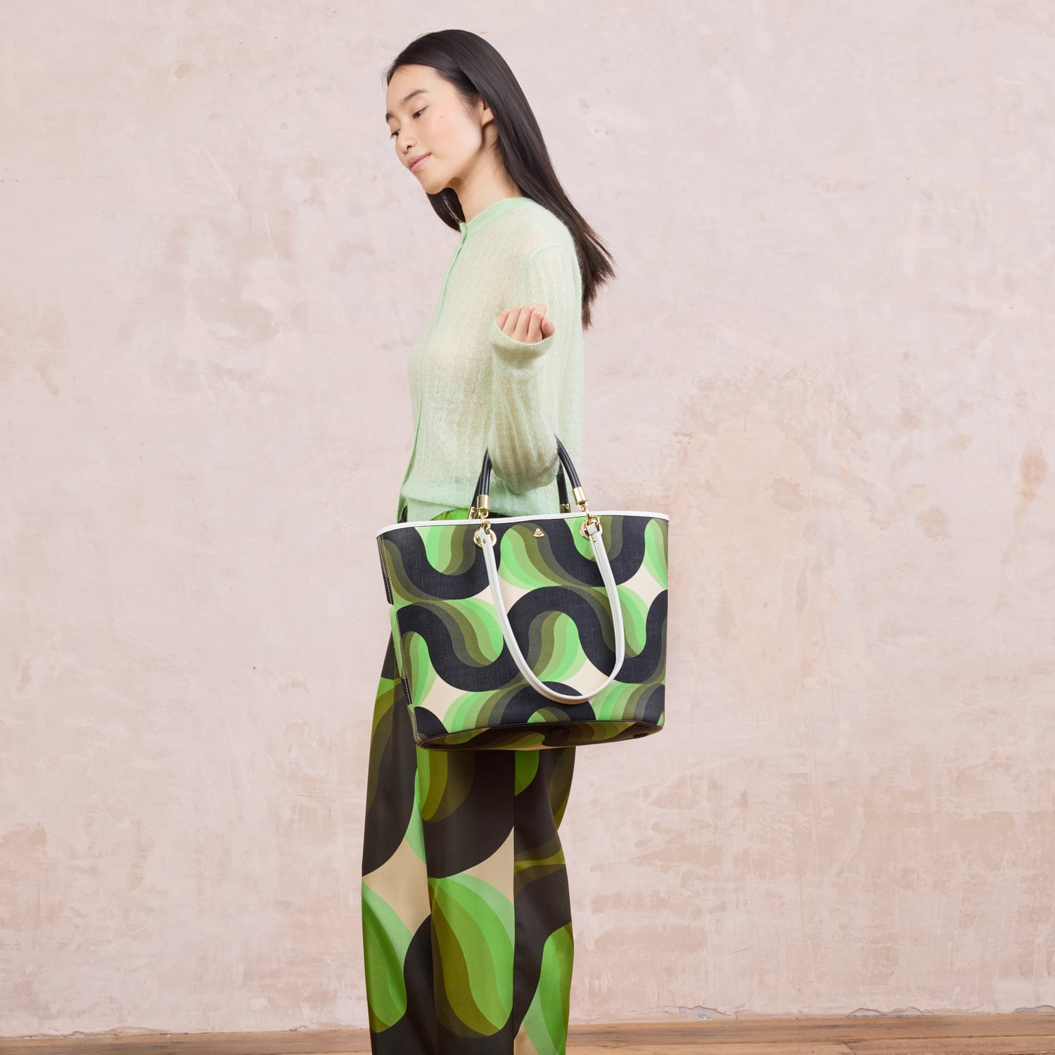 Smile Tote - Rolling Waves Electra