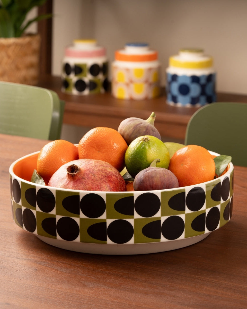 Spot Square Oval Fruit Bowl