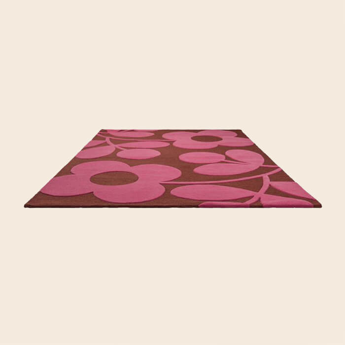 Sprig Stem Rug - Paprika