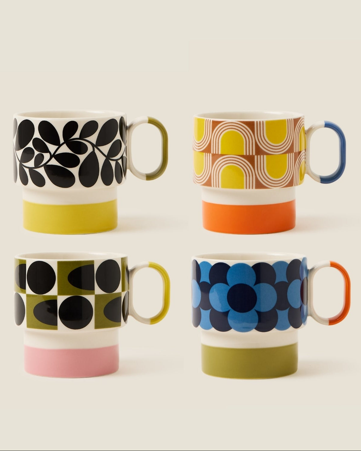 Stacking Mugs - Set of 4