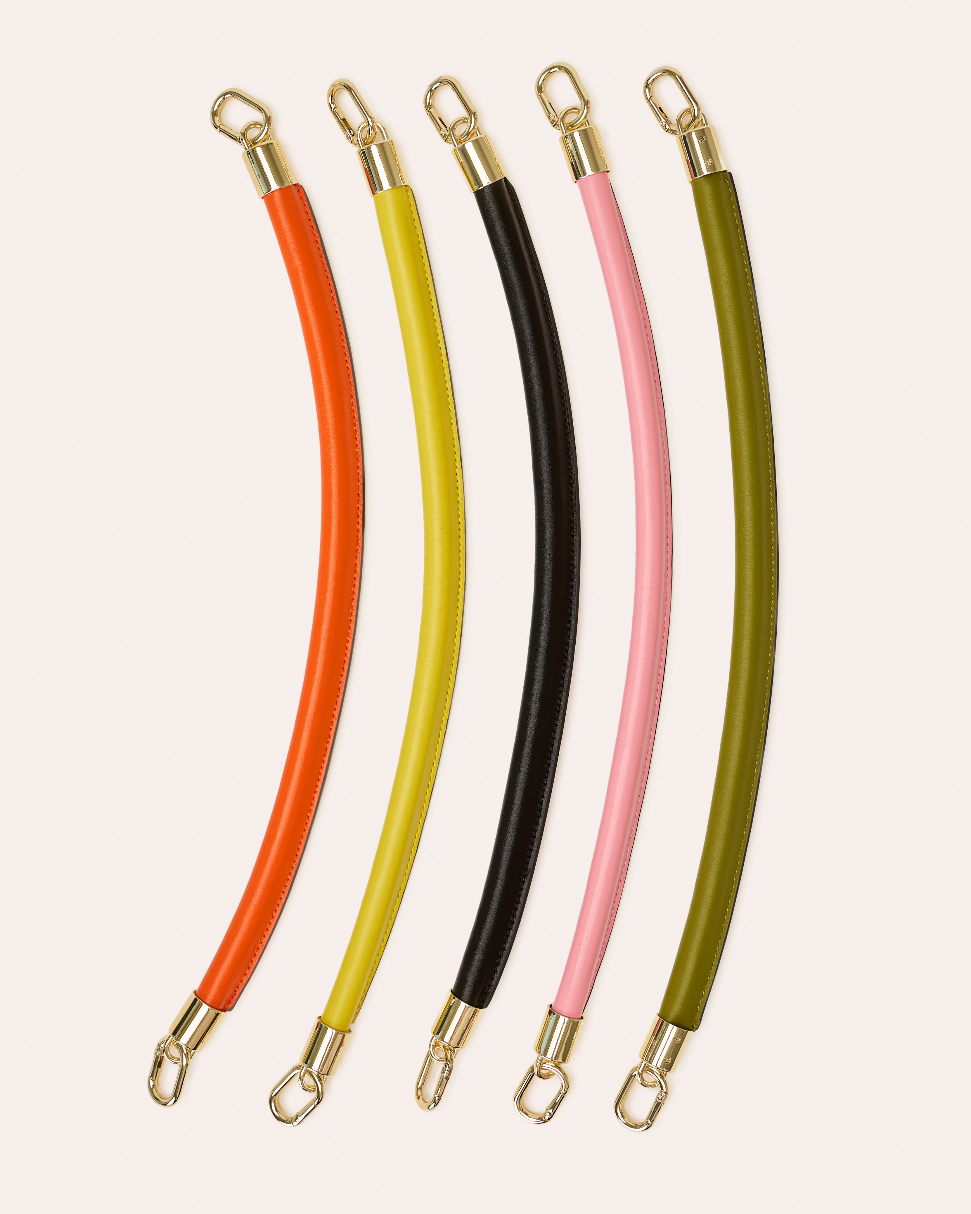 Leather Shoulder Strap - Yellow