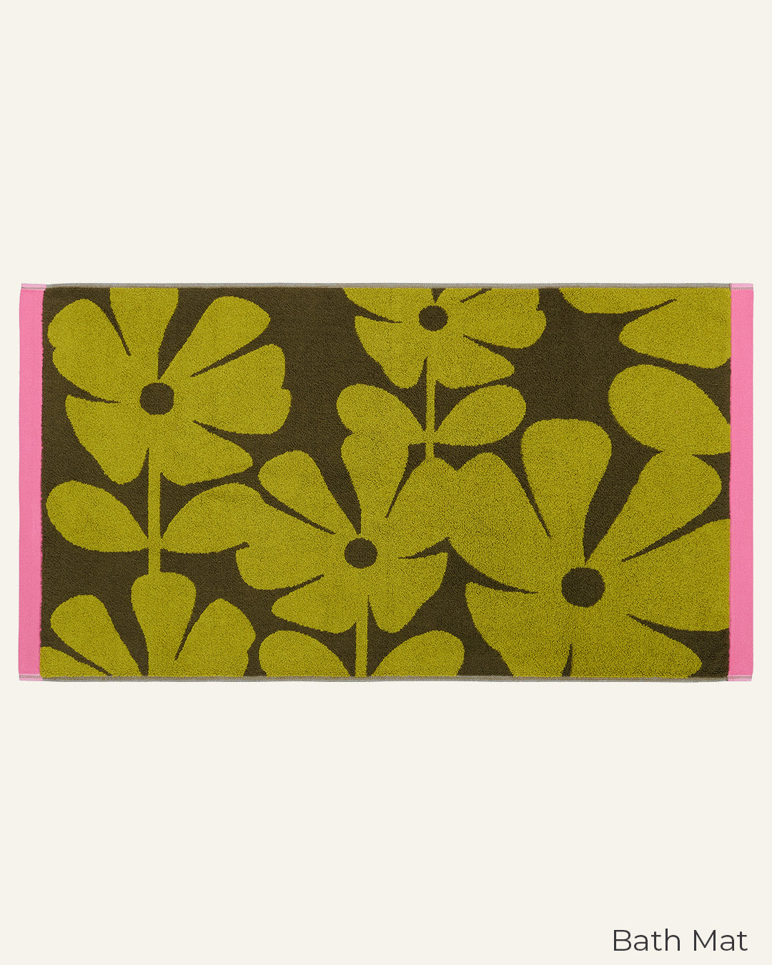 Wildflower Towels - Yellow Ochre