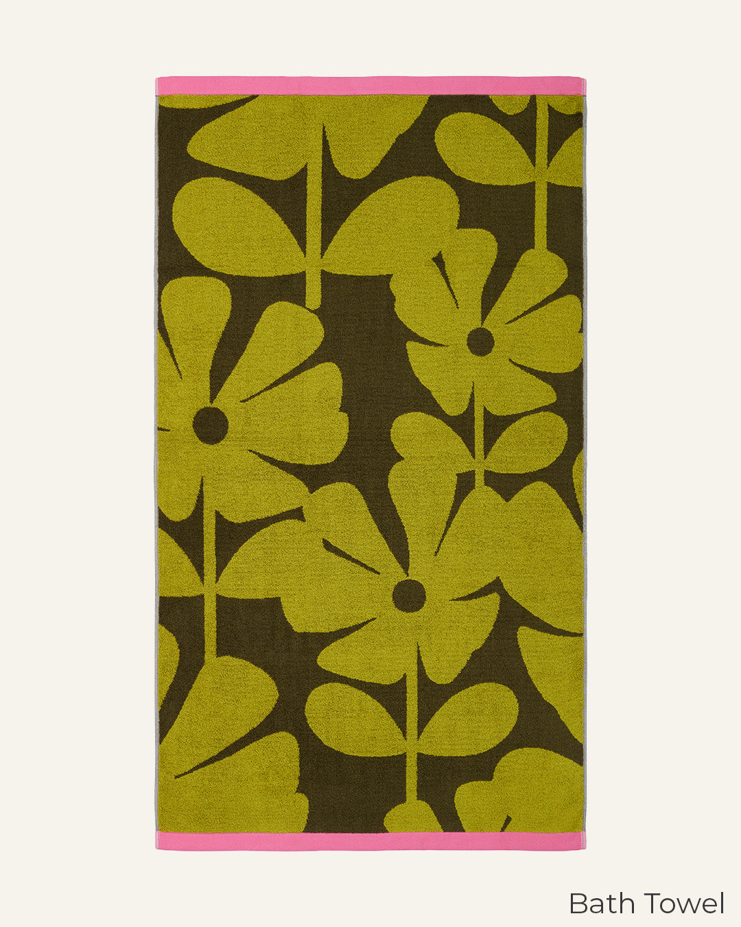 Wildflower Towels - Yellow Ochre