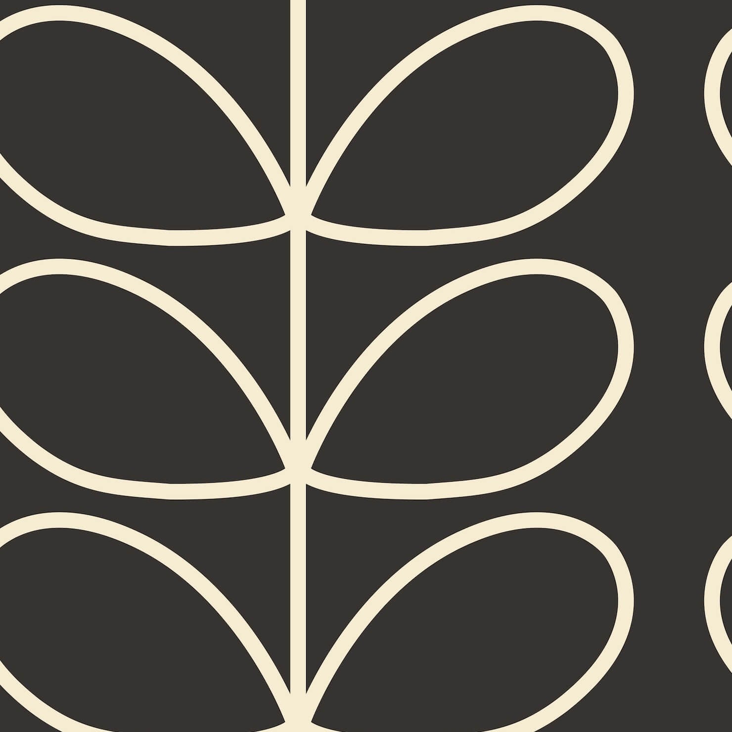 Giant Linear Stem Wallpaper Sample