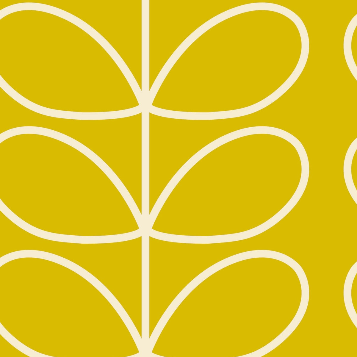 Giant Linear Stem Sunflower Wallpaper Sample