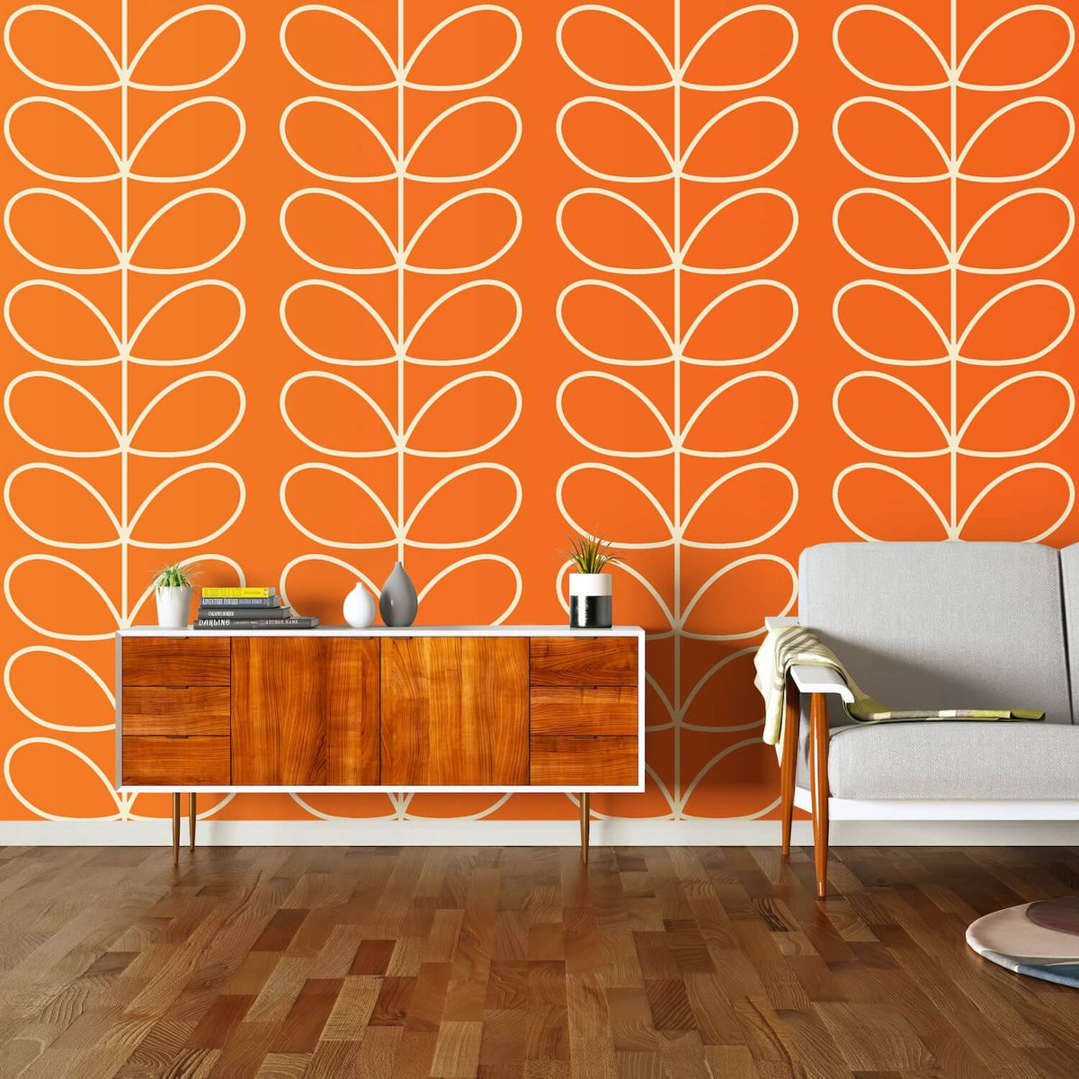 Giant Linear Stem Tomato Wallpaper 52cm x 10m