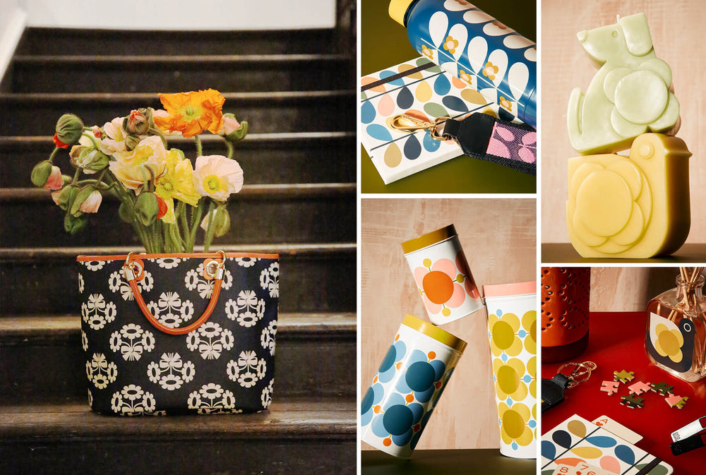Collage of Orla Kiely gifts