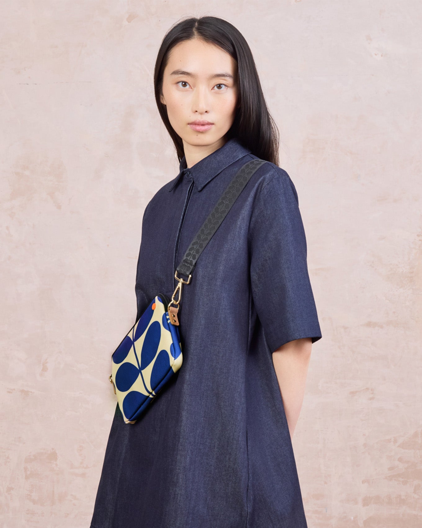 Slim Crossbody - Solid Stem Indigo