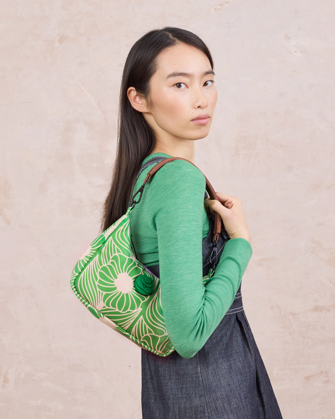 Venn Mini Shoulder Bag - Moonflower Spring Green