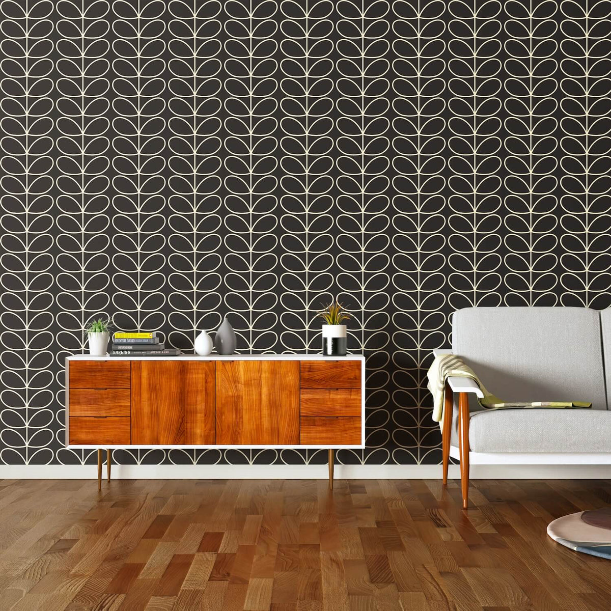 Linear Stem Wallpaper 52cm x 10m