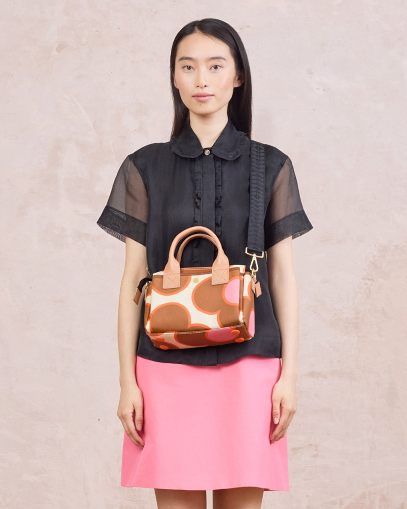 Calder Mini Handbag - Flower Spot Persimmon