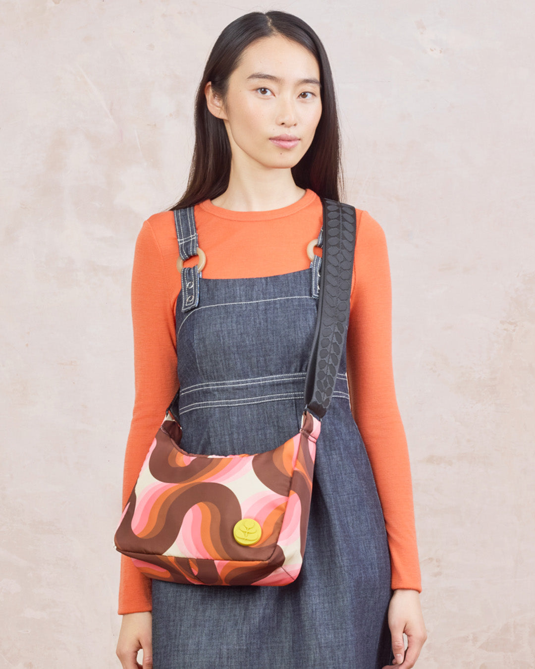 Ratio Small Hobo Bag - Rolling Waves Rose