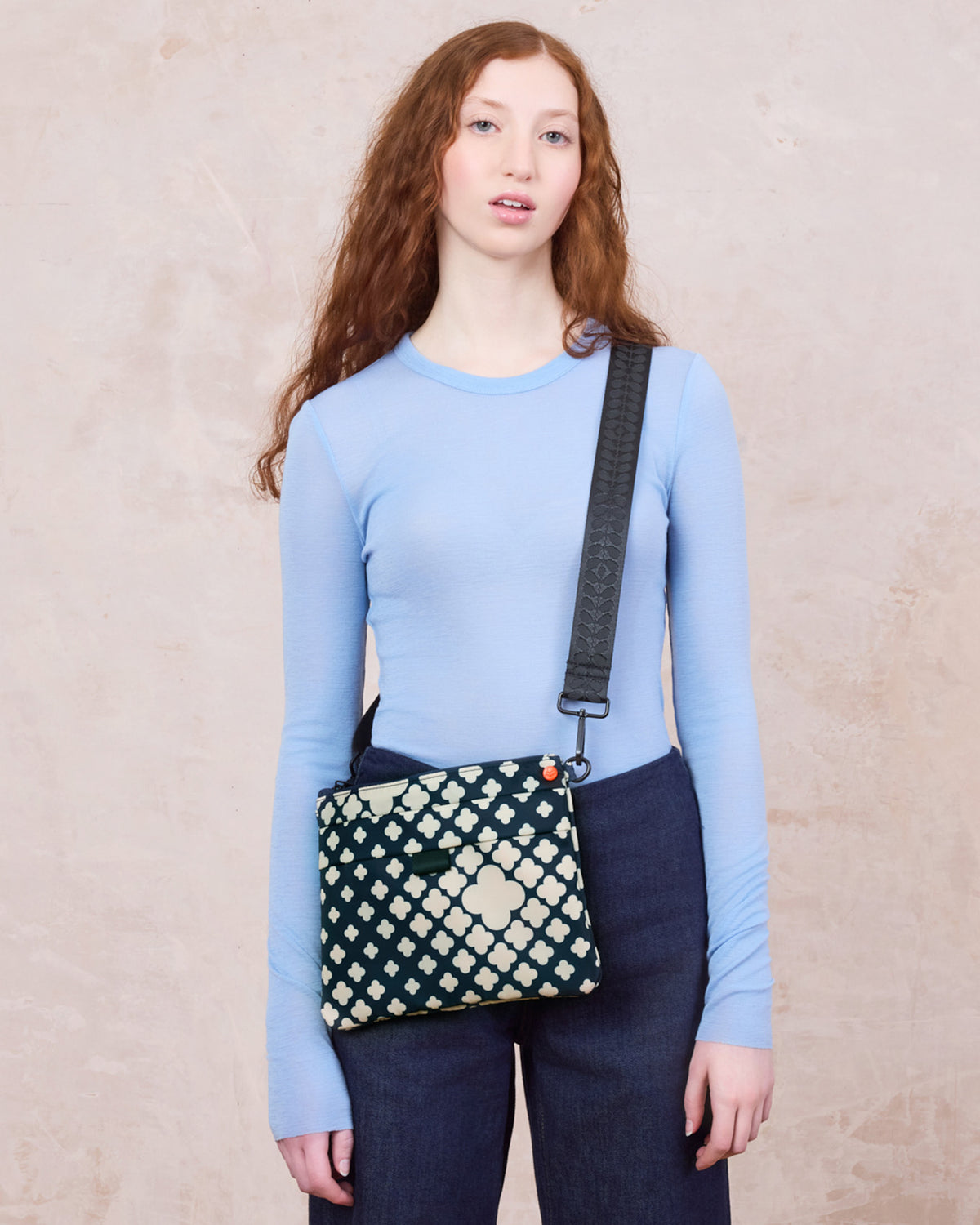 Quadrant Crossbody - Flower Galaxy Midnight