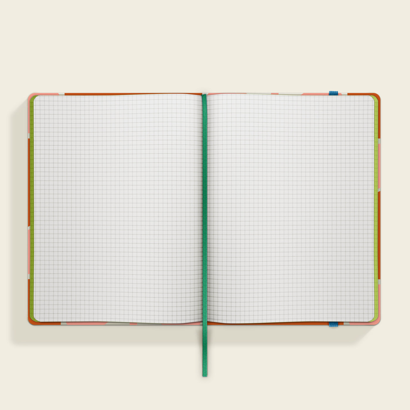 Medium Notebook - Grid Paper - Block Tulip | Orla Kiely