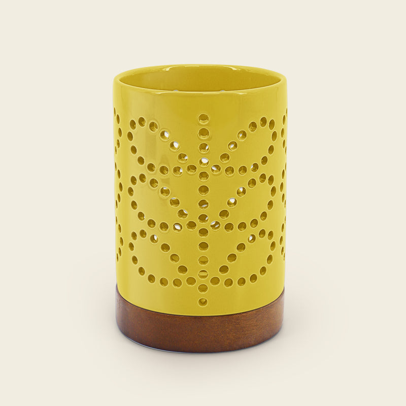 Ceramic Candle Holder - Sunflower