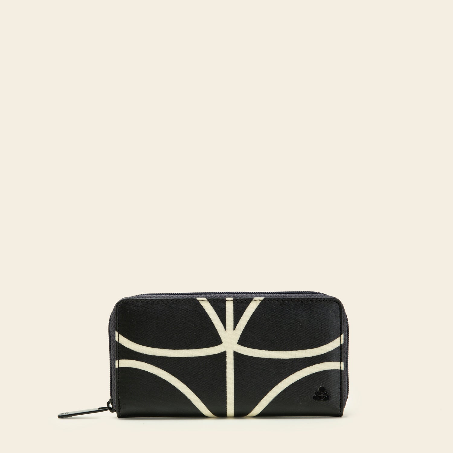 Forget Me Not Wallet Linear Stem Liquorice