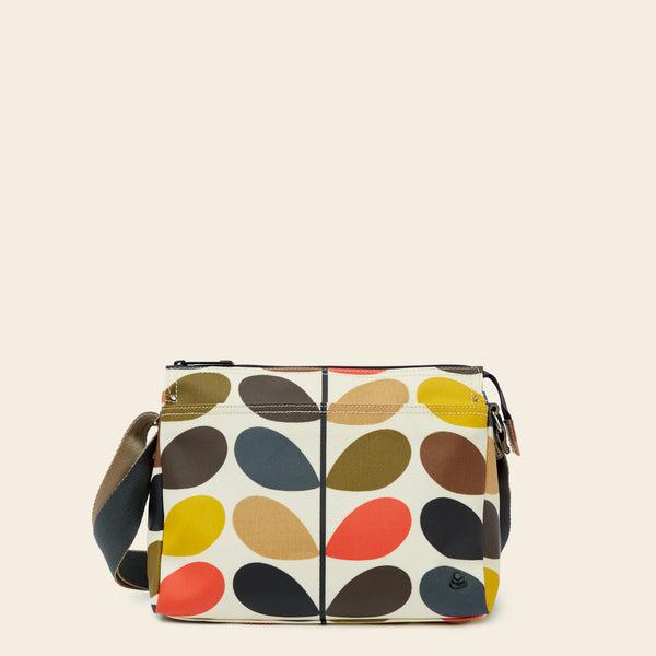 Orla Kiely Sixties Stem Punched Leather Big Zip Wallet, Yellow, One Size :  Amazon.in: Clothing & Accessories