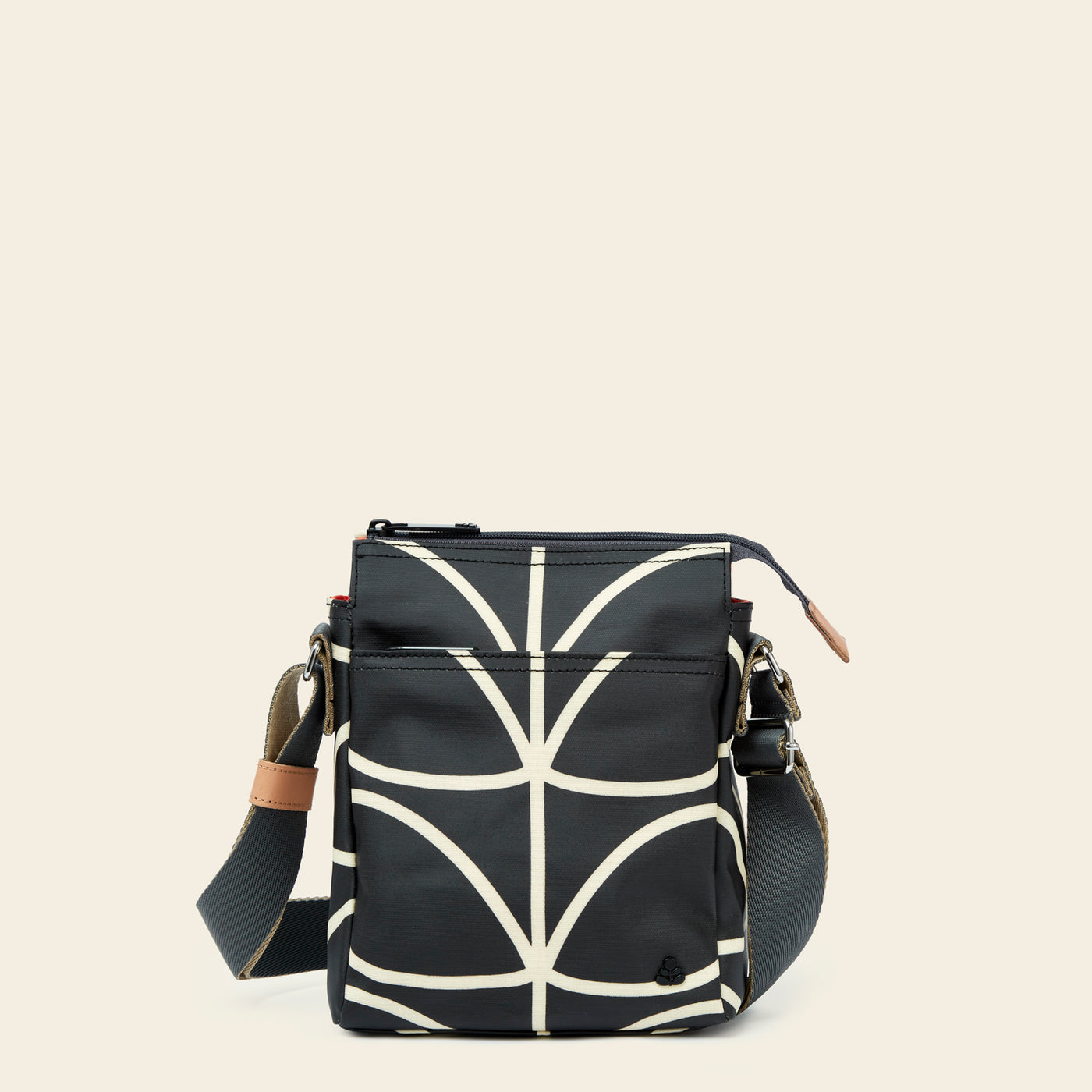 Ranger Crossbody Linear Stem Liquorice Orla Kiely