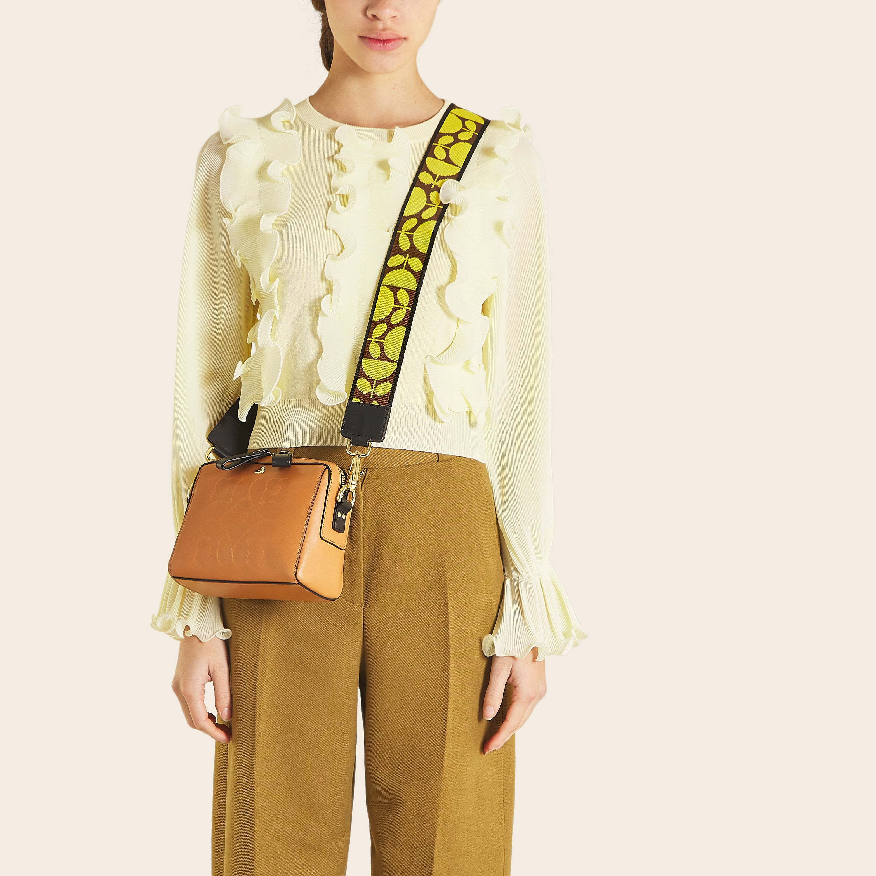 Juno Crossbody Tan Orla Kiely